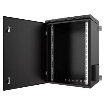Rack Cabinet Lanview RWMIP55W16U45B 16U Melns IP55 38kg
