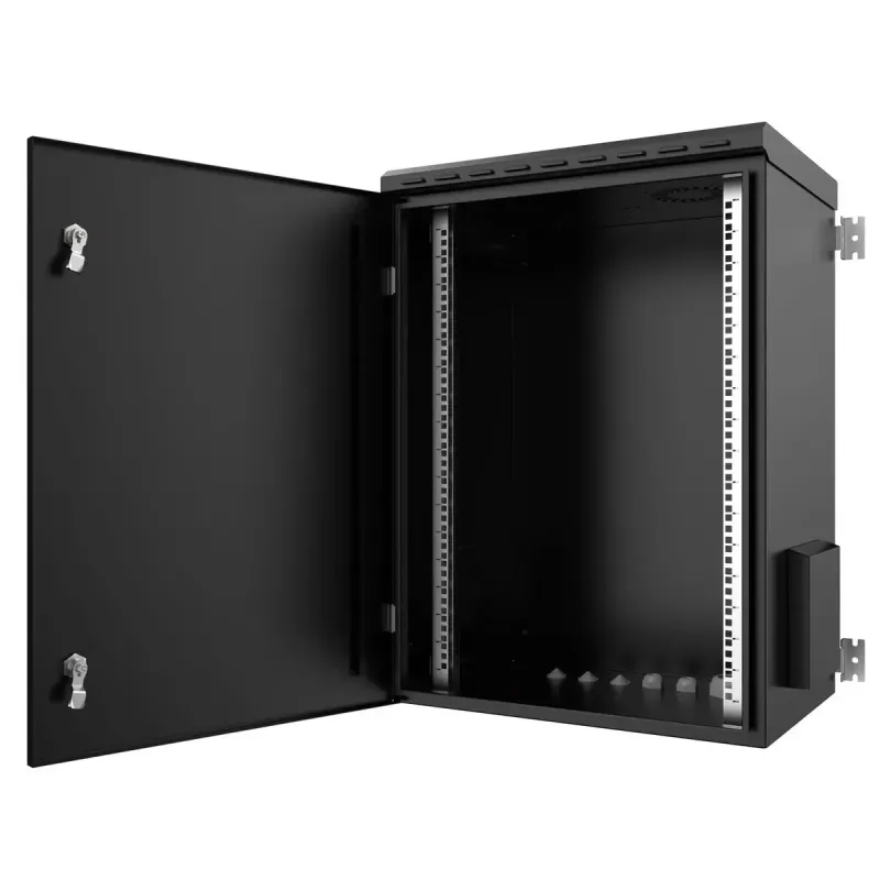 Rack Cabinet Lanview RWMIP55W16U45B 16U Melns IP55 38kg