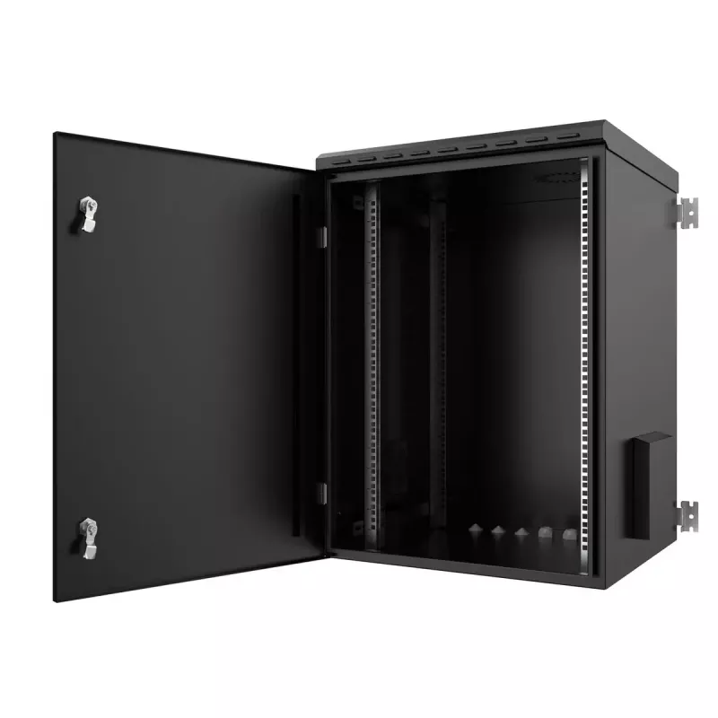Rack Cabinet Lanview RWMIP55W16U60B 16U IP55 Melns 46kg