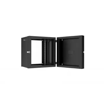 Lanview RWP12U45BL-D rack cabinet 12U sienas stiprinājuma skapis melns