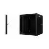 Lanview RWP12U45BL-D rack cabinet 12U sienas stiprinājuma skapis melns