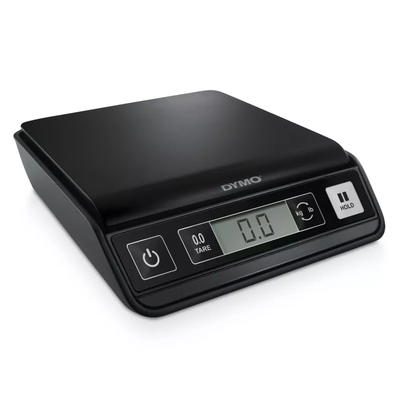 DYMO M2 digitālie pasta svari | 2 kg jauda USB pasta svari | Kompakts izmērs 18,5 cm G x 16,1 cm P x 4,4 cm A
