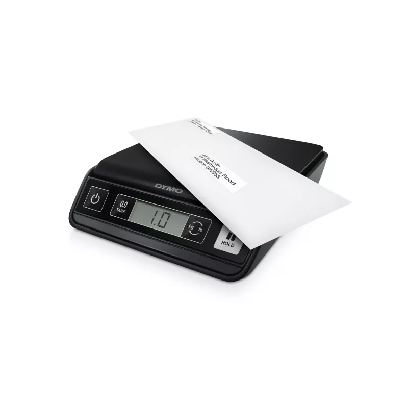 DYMO M2 digitālie pasta svari | 2 kg jauda USB pasta svari | Kompakts izmērs 18,5 cm G x 16,1 cm P x 4,4 cm A
