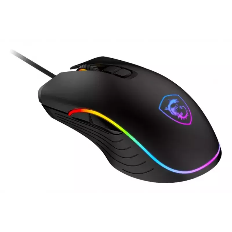MSI FORGE GM300 pele Spēlēm Piemērota abām rokām USB Type-A Optiskais 7200 DPI