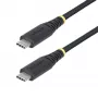 StarTech.com 3 pēdu (1 m) USB-C uzlādes kabelis, izturīgs un īpaši elastīgs, 240 W (5 A) PD EPR, USB 2.0 klēpjdatora lādētāja kabelis, USB-IF sertificēts, izturīgs USB-C uzlādes vads