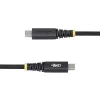 StarTech.com 6 pēdu (2 m) USB-C uzlādes kabelis, izturīgs un īpaši elastīgs, 240 W (5 A) PD EPR, USB 2.0 klēpjdatora lādētāja kabelis, USB-IF sertificēts, stingrs USB-C uzlādes vads