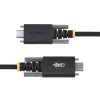 StarTech.com 2 m USB-C uzlādes kabelis, sānu skrūvējams fiksators, 240 W (5 A) PD EPR, divslāņu silikona/pīts apvalks, USB 2.0 klēpjdatora lādētāja kabelis, USB-IF sertificēts, izturīgs USB-C uzlādes vads