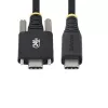 StarTech.com 2 m USB-C uzlādes kabelis, sānu skrūvējams fiksators, 240 W (5 A) PD EPR, divslāņu silikona/pīts apvalks, USB 2.0 klēpjdatora lādētāja kabelis, USB-IF sertificēts, izturīgs USB-C uzlādes vads