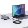 StarTech.com 2 m USB-C uzlādes kabelis, sānu skrūvējams fiksators, 240 W (5 A) PD EPR, divslāņu silikona/pīts apvalks, USB 2.0 klēpjdatora lādētāja kabelis, USB-IF sertificēts, izturīgs USB-C uzlādes vads