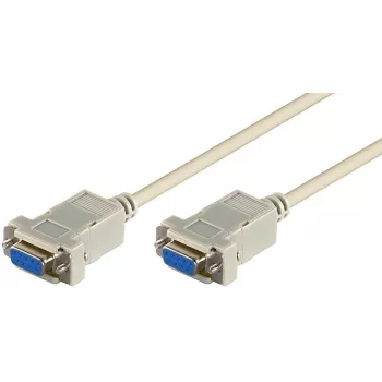 Microconnect SCSENN2 seriālais kabelis Balts 1,8 m DB9 F