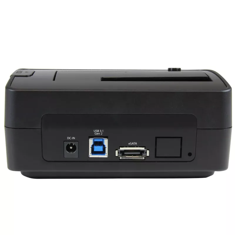 StarTech.com Single Bay USB 3.1 / eSATA to SATA cietā diska dokstacija, USB 3.1 (10 Gbps) cietā diska doks, ārējā 2,5/3,5 collu SATA III HDD/SSD dokstacija, augšējās ielādes cietā diska nodalījums