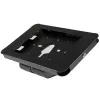 StarTech.com Drošs planšetdatora statīvs – piemērots novietošanai uz galda vai stiprināšanai pie sienas, melns, 24,6 cm (9,7 collas), 9,7 collu iPad, tērauds, 1,3 cm, atslēga