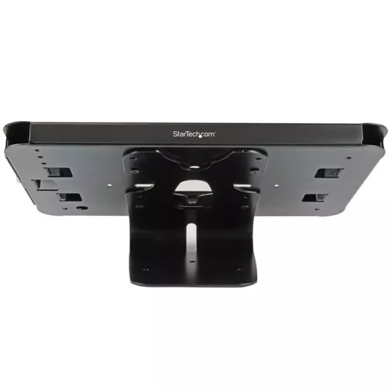 StarTech.com Drošs planšetdatora statīvs – piemērots novietošanai uz galda vai stiprināšanai pie sienas, melns, 24,6 cm (9,7 collas), 9,7 collu iPad, tērauds, 1,3 cm, atslēga