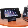 StarTech.com Drošs planšetdatora statīvs – piemērots novietošanai uz galda vai stiprināšanai pie sienas, melns, 24,6 cm (9,7 collas), 9,7 collu iPad, tērauds, 1,3 cm, atslēga