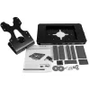 StarTech.com Drošs planšetdatora statīvs – piemērots novietošanai uz galda vai stiprināšanai pie sienas, melns, 24,6 cm (9,7 collas), 9,7 collu iPad, tērauds, 1,3 cm, atslēga