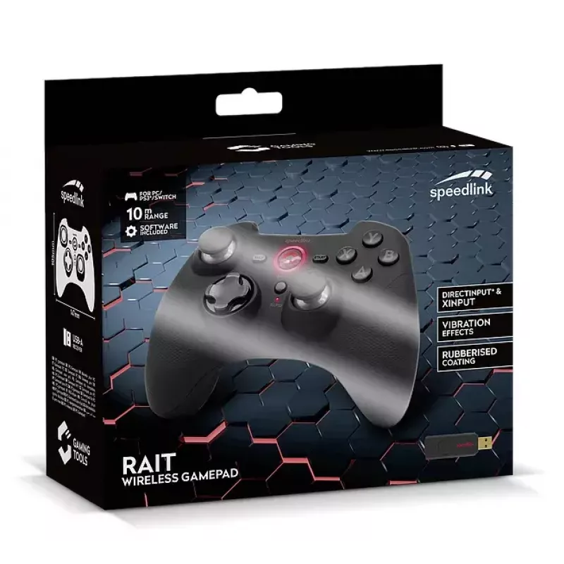 Gamepad SPEEDLINK RAIT Melns RF