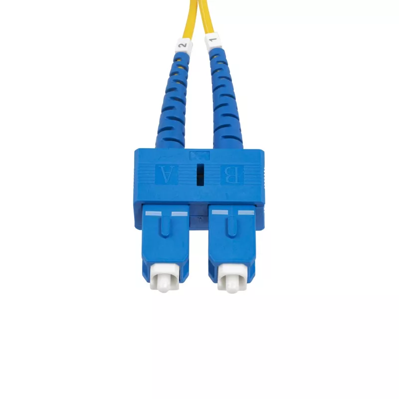 StarTech.com 3m (9,8 pēdas) SC–SC (UPC) OS2 vienmoda dupleksais optiskās šķiedras kabelis, 9/125 µm, 40G/100G Zipcord, lieces nejutīgs, zemi ievades zudumi — LSZH optiskās šķiedras džempera vads