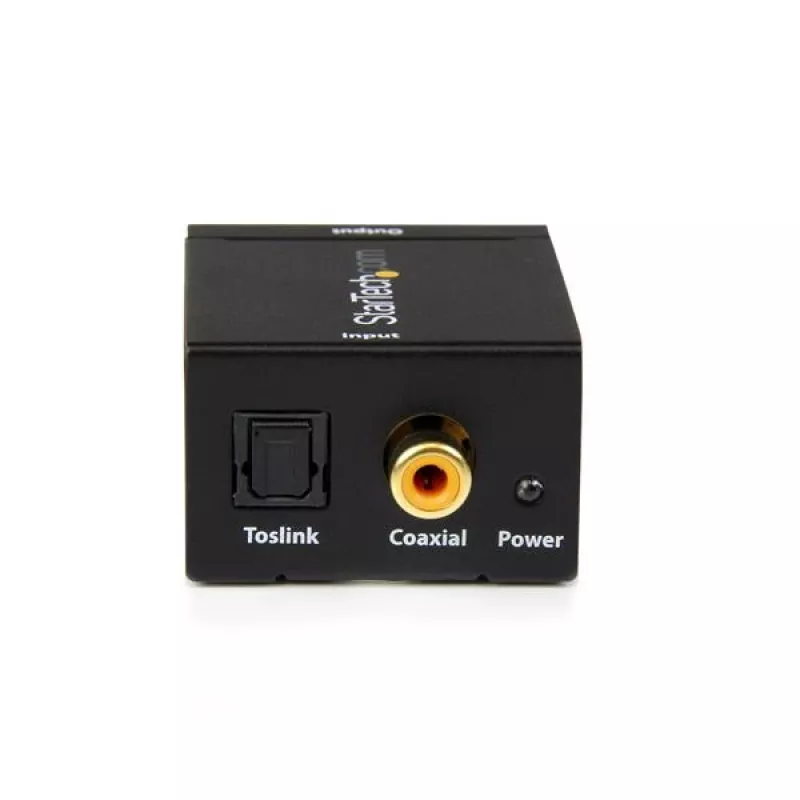 StarTech.com SPDIF digitālais koaksiālais vai Toslink optiskais uz stereo RCA audio pārveidotājs