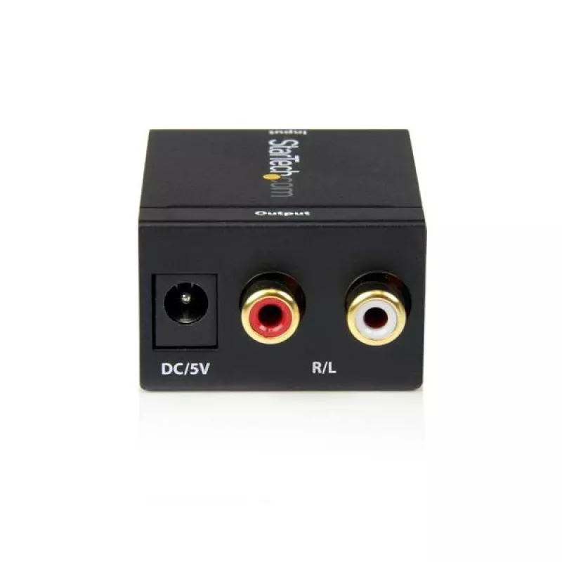 StarTech.com SPDIF digitālais koaksiālais vai Toslink optiskais uz stereo RCA audio pārveidotājs