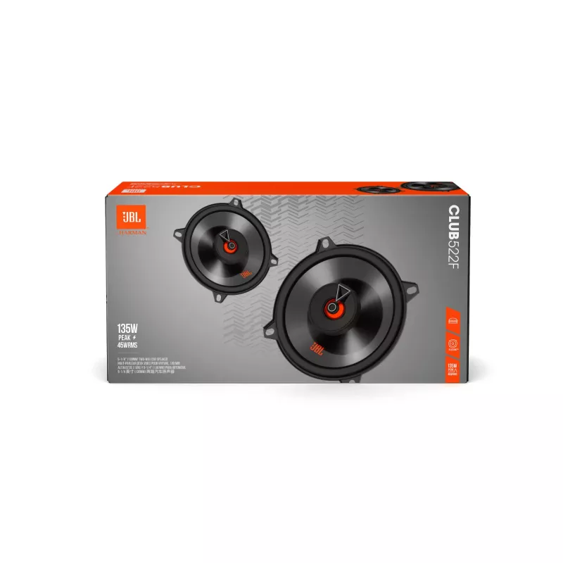 JBL Club 522F auto skaļrunis Apaļš 2 ceļu 135 W 2 gab.