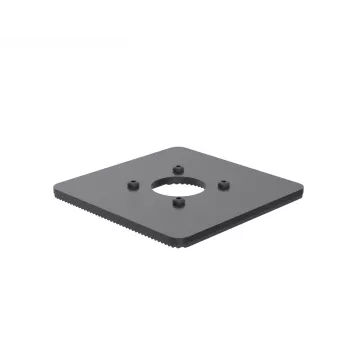 Ergonomic Solutions SpacePole POS 150x150mm pamatplāksne 5mm, POS plāksne, Melna, Metāls, 150 mm, 150 mm, 12 mm