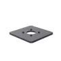 Ergonomic Solutions SpacePole POS 150x150mm pamatplāksne 5mm, POS plāksne, Melna, Metāls, 150 mm, 150 mm, 12 mm