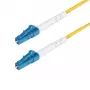 StarTech.com 1m (3,3 pēdas) LC uz LC (UPC) OS2 vienmoda simpleksa optiskās šķiedras kabelis, 9/125 µm, 40G/100G, liekumizturīgs, zemi ievades zudumi - LSZH šķiedras džempera vads