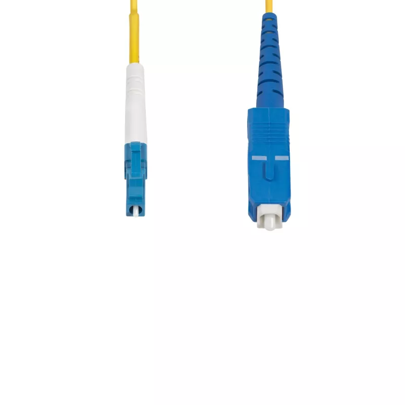 StarTech.com 2m (6,6 pēdas) LC uz SC (UPC) OS2 vienmoda simpleksa optiskās šķiedras kabelis, 9/125µm, 40G/100G, jutīgs pret locīšanu, zemi ievades zudumi - LSZH optiskās šķiedras džempervads