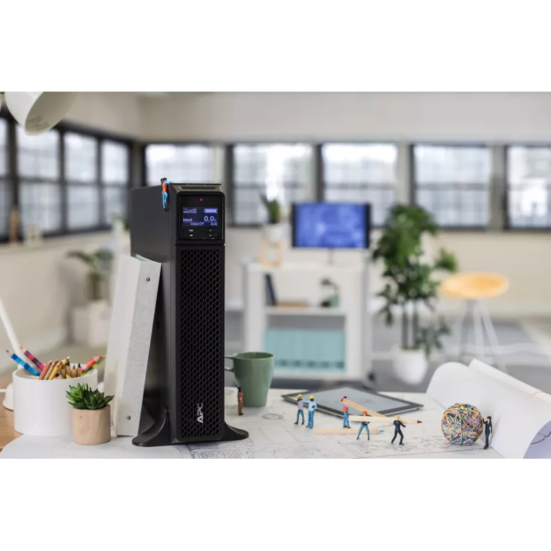 APC Smart-UPS On-Line, 3kVA, Tower, 208V/230V, 6x C13+2x C19 IEC…