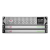 APC Smart-UPS On-Line, 1500VA, plauktā montējams 3U, 230V, 8x C13 IEC ligzdas, SmartSlot, pagarināta darbība, ar sliežu komplektu, ar litija jonu ārējo akumulatoru