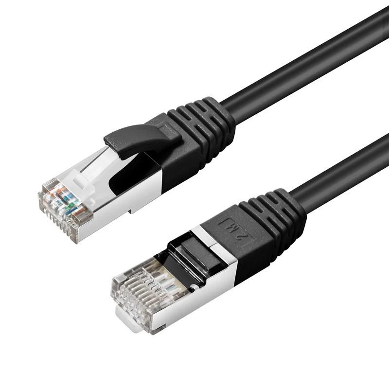 Microconnect SSTP610S tīkla kabelis melns 10 m Cat6 S/FTP (S-STP)