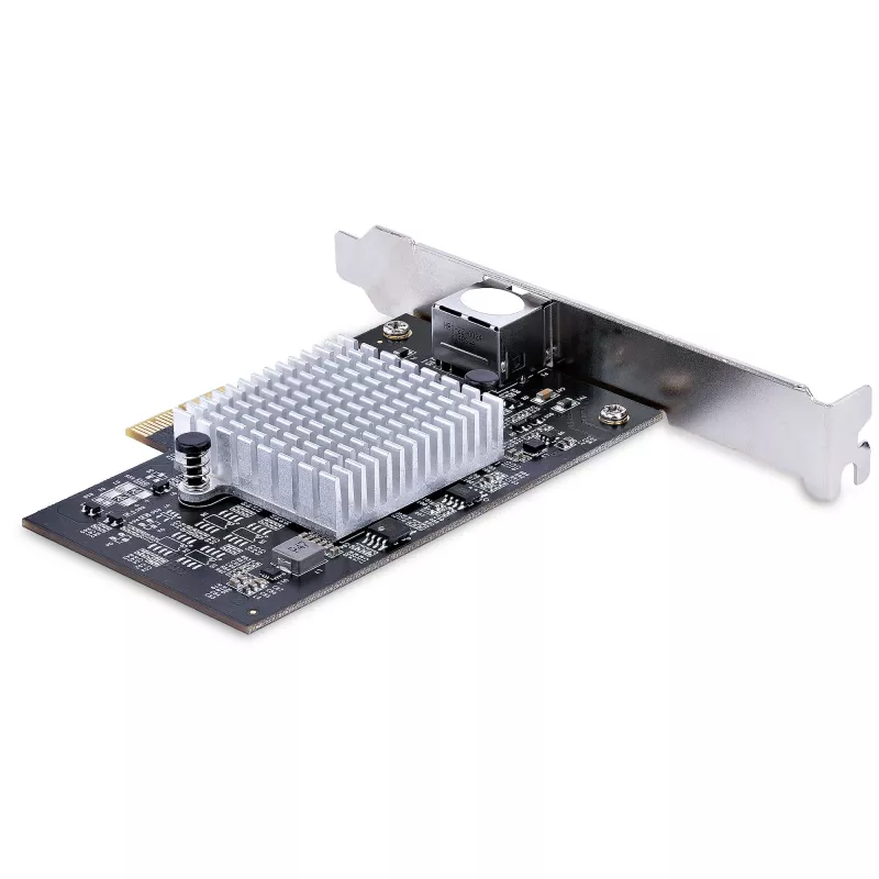 StarTech.com 1 porta 10 Gbps PCIe tīkla adaptera karte, tīkla karte datoram/serverim, sešu ātrumu PCIe Ethernet karte ar jumbo kadru atbalstu, NIC/LAN saskarnes karte, 10GBASE-T un NBASE-T