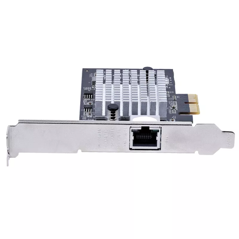 StarTech.com 1 porta 10 Gbps PCIe tīkla adaptera karte, tīkla karte datoram/serverim, sešu ātrumu PCIe Ethernet karte ar jumbo kadru atbalstu, NIC/LAN saskarnes karte, 10GBASE-T un NBASE-T