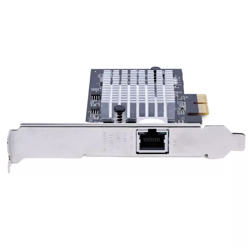 StarTech.com 1 porta 10 Gbps PCIe tīkla adaptera karte, tīkla karte datoram/serverim, sešu ātrumu PCIe Ethernet karte ar jumbo kadru atbalstu, NIC/LAN saskarnes karte, 10GBASE-T un NBASE-T