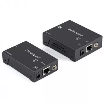 StarTech.com HDMI pa CAT5e HDBaseT pagarinātājs - 4K - TAA, 4096 x 2160 pikseļi, AV raidītājs un uztvērējs, 100 m, melns
