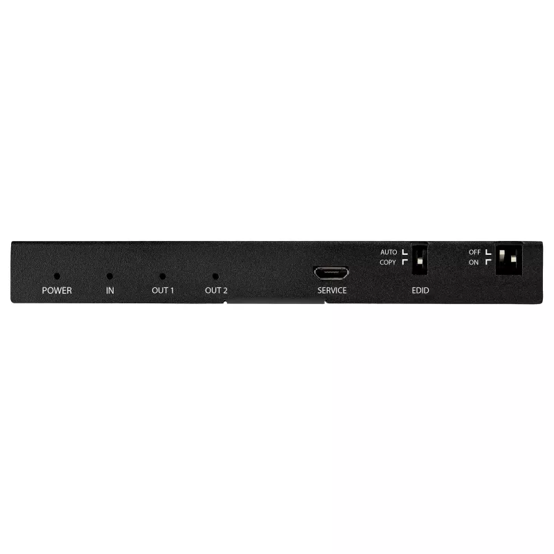 StarTech.com 2 portu HDMI sadalītājs (1x2) - 4K 60Hz UHD HDMI 2.0 audio video sadalītājs ar mērogošanas funkciju un audio ekstraktoru (3,5 mm/SPDIF) - dubultais HDMI sadalītājs (1 ieeja 2 izejas) - EDID kopēšana - televizoram/projektoram