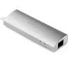 StarTech.com 3 portu pārnēsājams USB 3.0 centrmezgls ar gigabitu Ethernet - iebūvēts kabelis~3 portu pārnēsājams USB 3.0 centrmezgls ar gigabitu Ethernet - 5 Gbps - iebūvēts kabelis