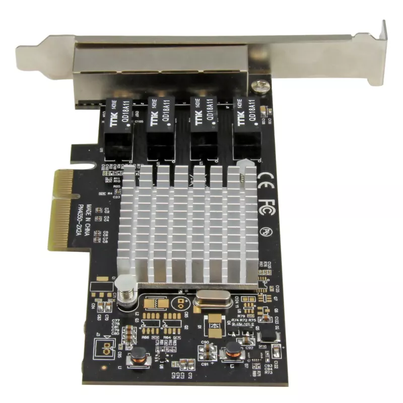 StarTech.com 4 portu Gigabit Ethernet tīkla karte - PCI Express, Intel I350 NIC