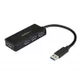 StarTech.com 4 portu USB 3.0 centrmezgls (SuperSpeed 5 Gbps) ar ātro uzlādi – pārnēsājams USB 3.1 Gen 1 Type-A klēpjdatora/galddatora centrmezgls – USB kopnes barošana vai pašbarojošs augstai veiktspējai – mini/kompakts