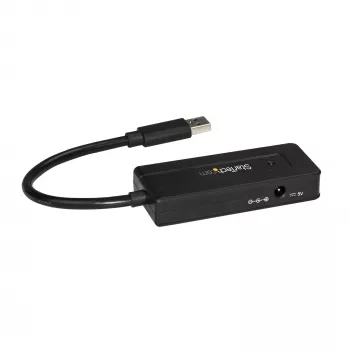StarTech.com 4 portu USB 3.0 centrmezgls (SuperSpeed 5 Gbps) ar ātro uzlādi – pārnēsājams USB 3.1 Gen 1 Type-A klēpjdatora/galddatora centrmezgls – USB kopnes barošana vai pašbarojošs augstai veiktspējai – mini/kompakts