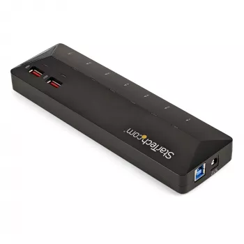 StarTech.com 7 Portu USB 3.0 Centrmezgls ar Īpašiem Uzlādes Portiem - 2 x 2.4A Porti~7 Portu USB 3.0 Centrmezgls (5Gbps) ar Īpašiem Uzlādes Portiem - 2 x 2.4A Porti