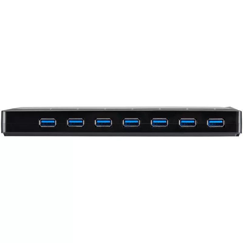 StarTech.com 7 Portu USB 3.0 Centrmezgls ar Īpašiem Uzlādes Portiem - 2 x 2.4A Porti~7 Portu USB 3.0 Centrmezgls (5Gbps) ar Īpašiem Uzlādes Portiem - 2 x 2.4A Porti