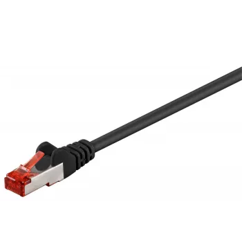 Microconnect STP625S tīkla kabelis melns 25 m Cat6 F/UTP (FTP)