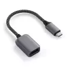 USB kabelis Satechi ST-UCATCM USB C uz USB A, USB 3.2 Gen 1 (5 Gbps), pelēks