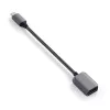 USB kabelis Satechi ST-UCATCM USB C uz USB A, USB 3.2 Gen 1 (5 Gbps), pelēks