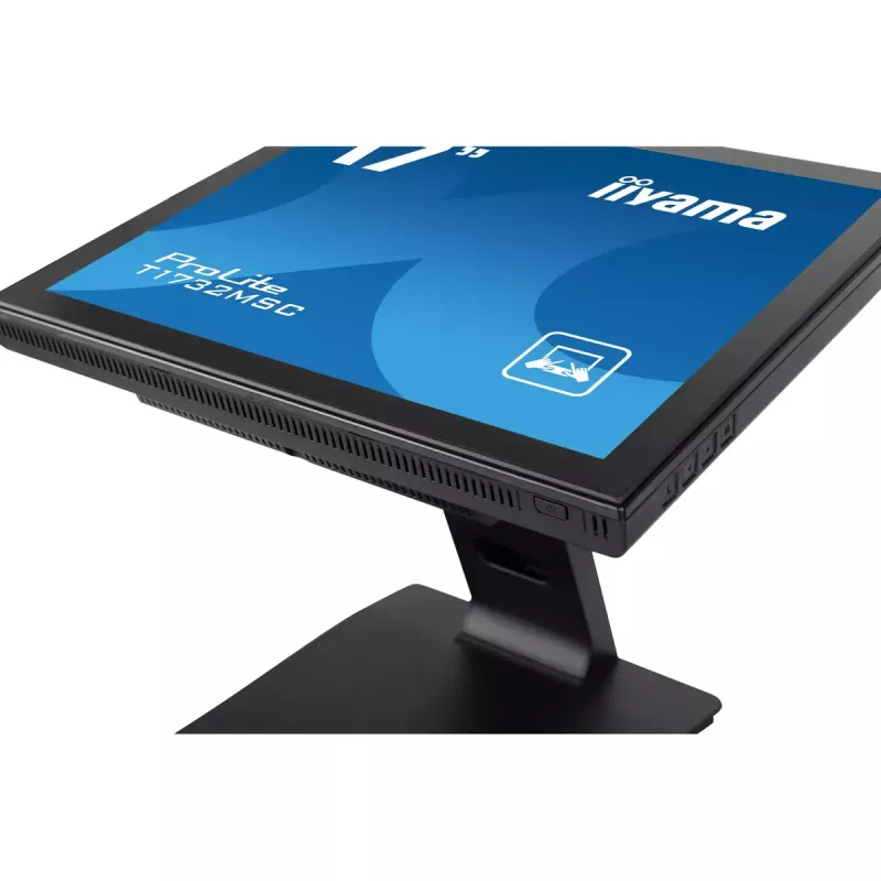 iiyama ProLite T1732MSC-B1SAG datora monitors 43.2 cm (17 collu) 1280 x 1024 pikseļi Full HD LED skārienekrāns Galda virsmas Melns