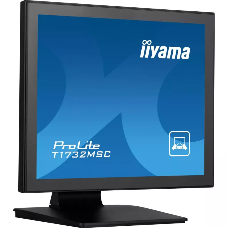 iiyama ProLite T1732MSC-B1SAG datora monitors 43.2 cm (17 collu) 1280 x 1024 pikseļi Full HD LED skārienekrāns Galda virsmas Melns