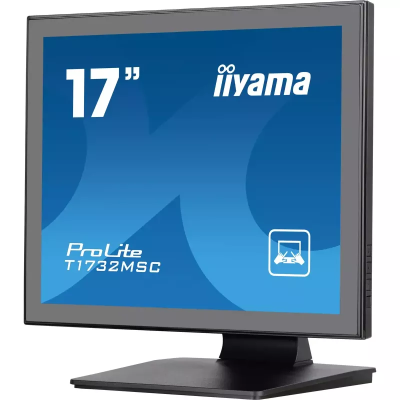 iiyama ProLite T1732MSC-B1SAG datora monitors 43.2 cm (17 collu) 1280 x 1024 pikseļi Full HD LED skārienekrāns Galda virsmas Melns