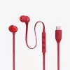 JBL Tune 310C austiņu komplekts ar vadu, ievietojamās, zvani/mūzika, USB Type-C, sarkans
