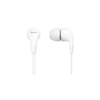 Philips TAE1105WT/00 austiņas/headset ar vadu, ievietojamās, mūzikai, baltas